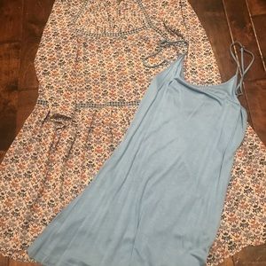 anthropologie Flying Horses dress with slip